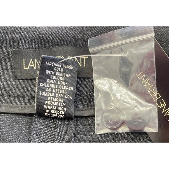 Lane Bryant Houston Dress Pants Heathered Black Woman's Plus Size 18 (Fit 39x31) - Picture 12 of 13